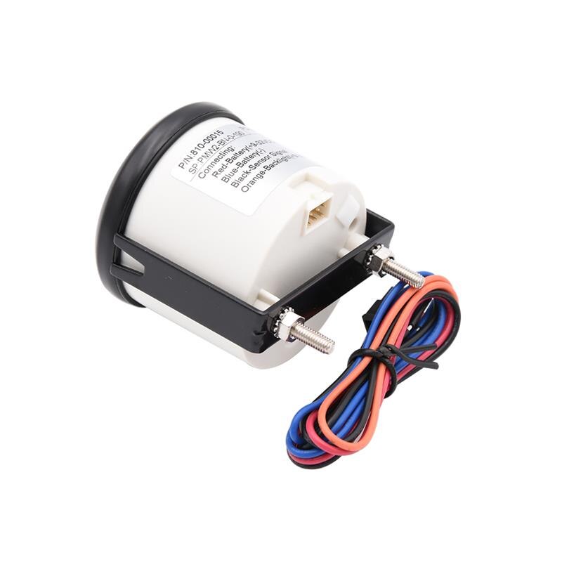 water tank level indicator 52mm 0-190ohm Marine Water Level Gauge Stainless Steel Boat Tool Black Durable vacuum gauge car meter