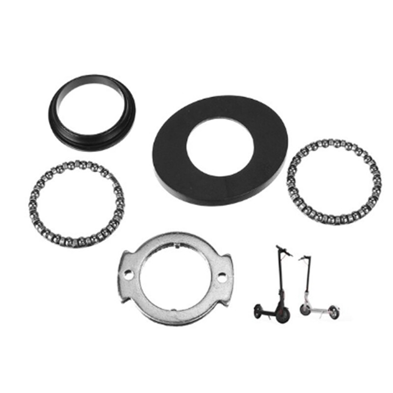 Front Fork Bearing Bowl Rotating Parts Pole Rotation Kit for Scooter: Default Title
