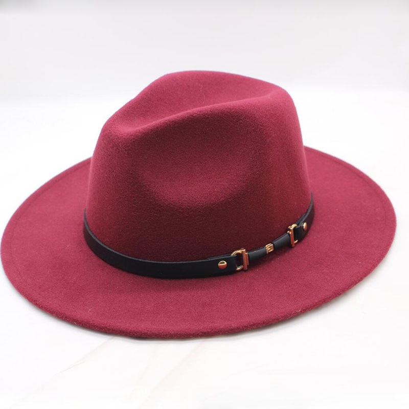 Chapeu Feutre Women's Chapeu Feminino Fedora Hat For Laday Wide Brim Sombreros Jazz Church Cap Panama Fedora top hat