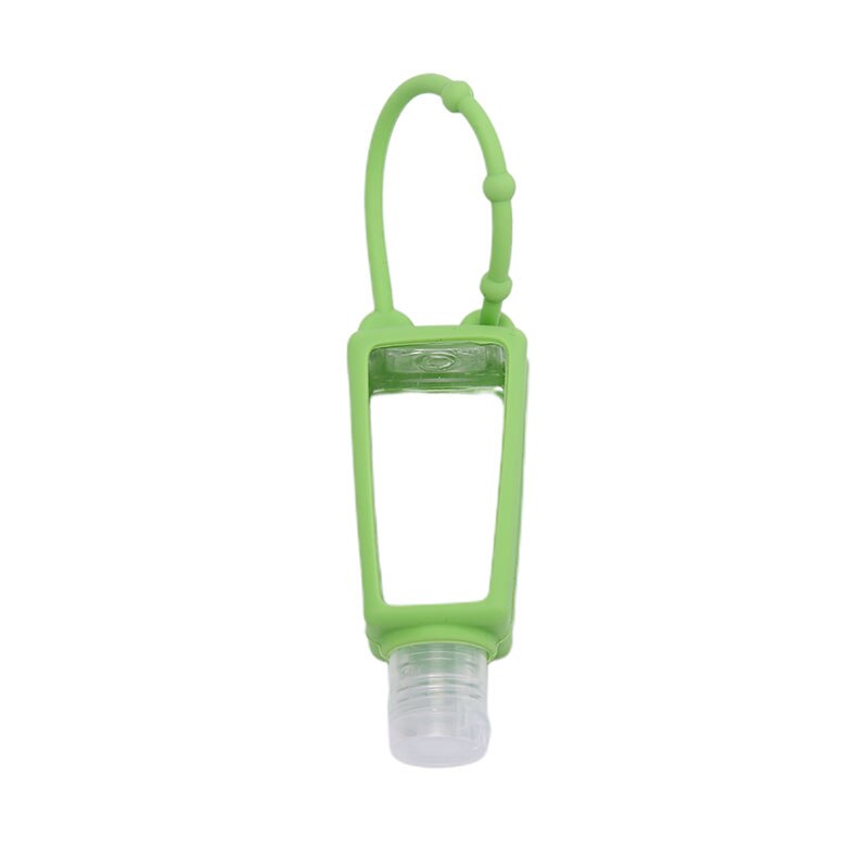 Mini desinfectante de manos desechable, Gel de seguridad de silicona, sin necesidad de limpiar, cubierta desmontable, desinfectante portátil para manos, 1 uds., 30ml: GN