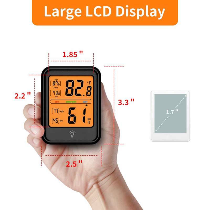 Indoor Thermometer Digital Thermometer for Home Thermometer and Humidity Gauge with Temperature Humidity Monitor