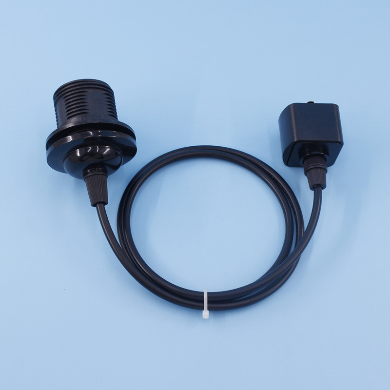 Modern Hanging Light Track E27 Light Kitchen Light Attic Restaurant Light E27 Bulbs Chandelier Base: light yellow