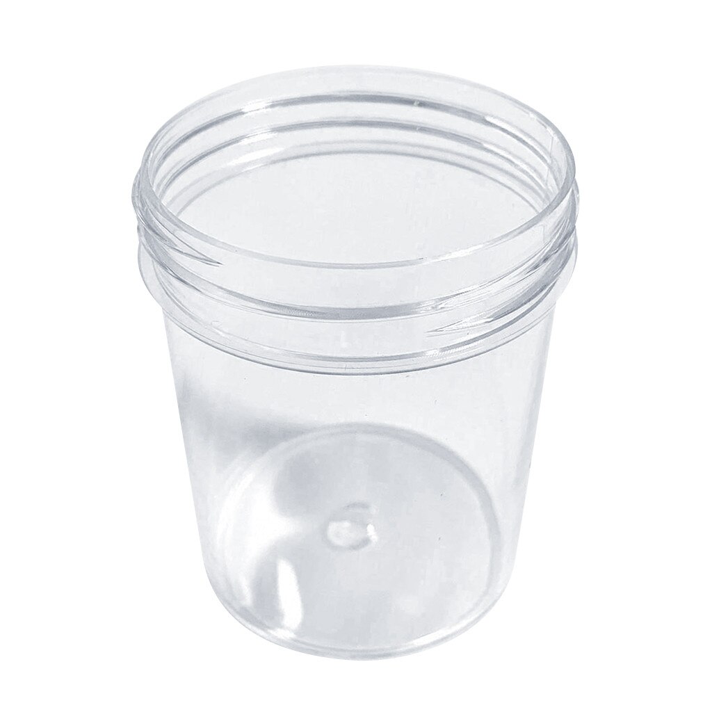 Empty Bottles Storgae Plastic Container Playdough Slime Makeup Jar Cosmetic Pot Cream Bottle Nail Box Transparent #30