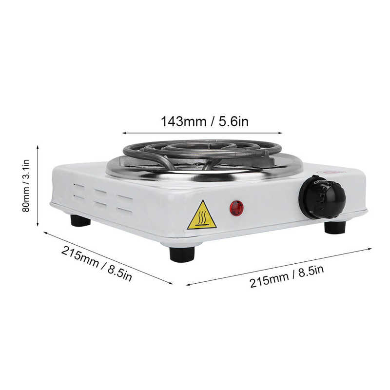 100W Mini Electric Heater Stove Cooker Plate Milk Water Coffee Heating Furnace Kitchen Appliance