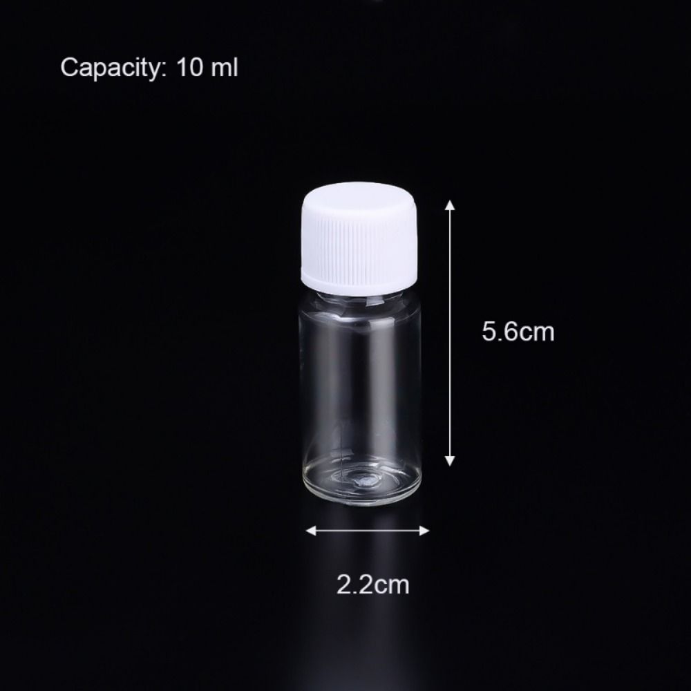 10/20/30/50/80/100ml leere Plastik verschluss flaschen wieder verwendbare Kosmetik behälter Proben flasche Shampoo Flüssig pulver Verpackungs flasche: Licht Grau