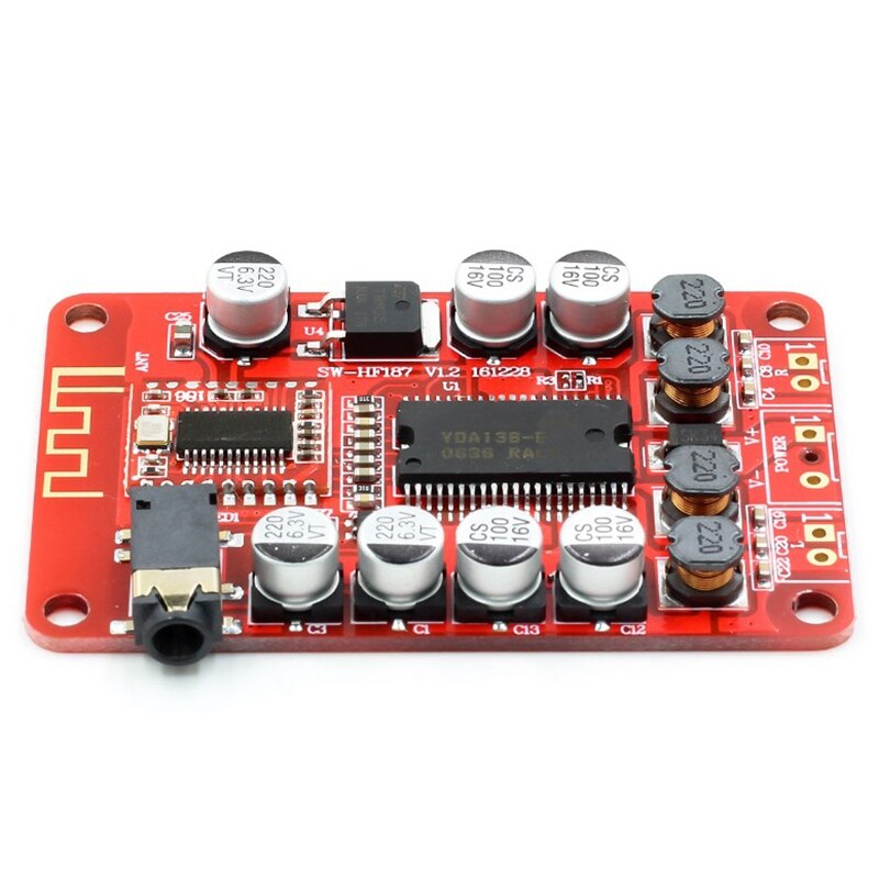 Yda138 Bluetooth cyfrowy 3.5Mm o klasy D stereofoniczny 2 kanałowy wzmacniacz mocy dla Yamaha