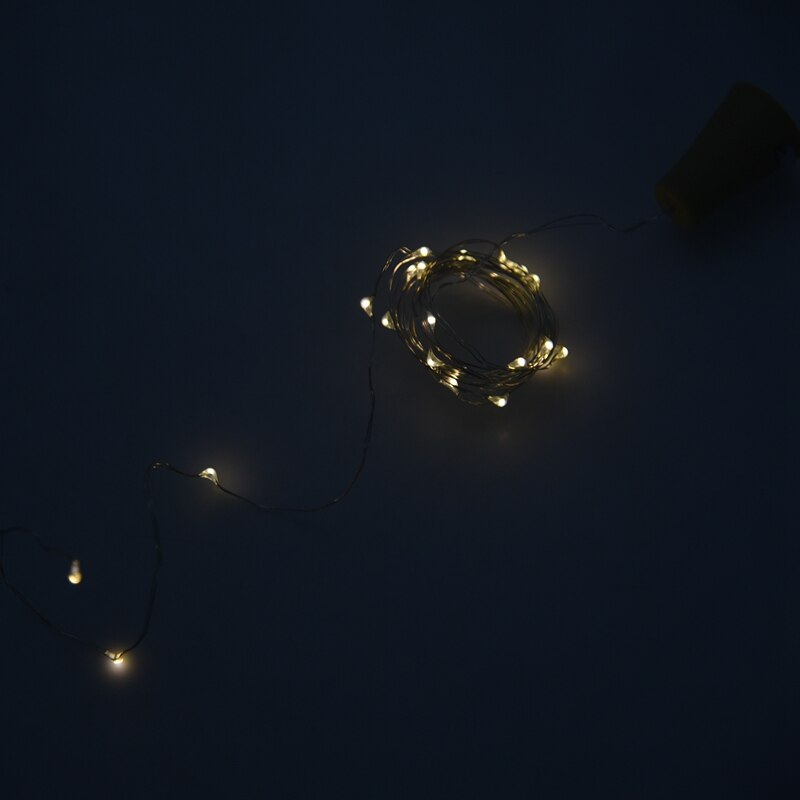 1 stk solar 2m led kork formet 20 led nat fe string lys kork solarbetrieben licht vinflaske lampe fest fest