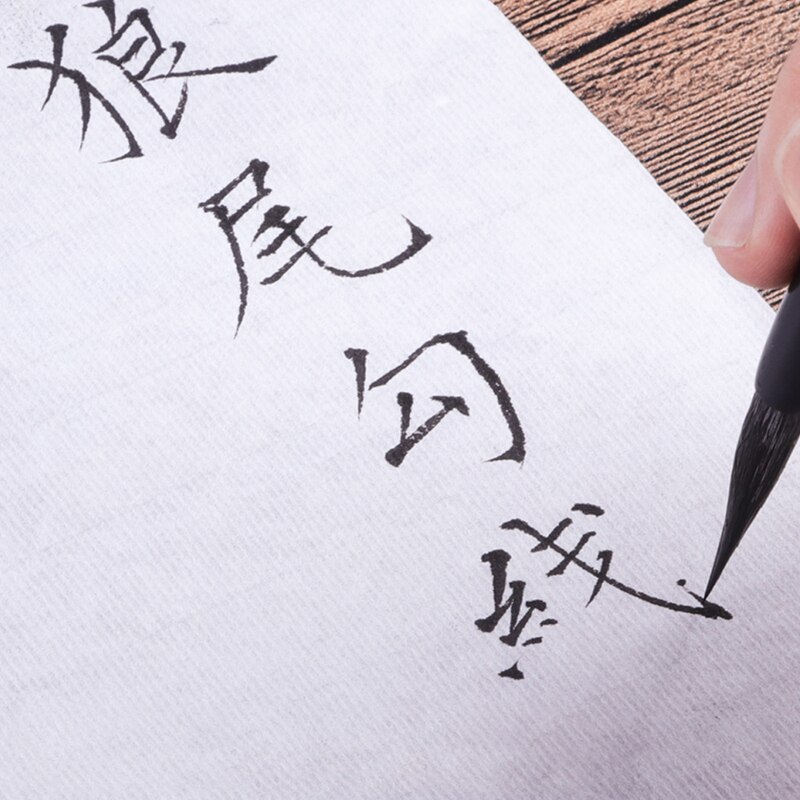 Blækbørste pen til akvarel kinesisk tegning grævling hår kunst håndværk  l69b