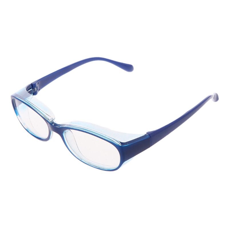 Beskyttelsesbriller øjenbeskyttelse anti-tåge vindstøv sandblå briller pollen-bevis: Blå