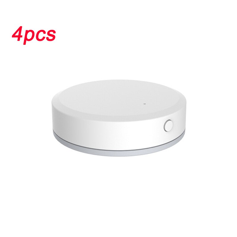 Tuya ZigBee Smart Temperature And Humidity Sensor Battery Powered Smart Home Control sensor Gateway Needed IFTTT APP Smart Life: 4pcs