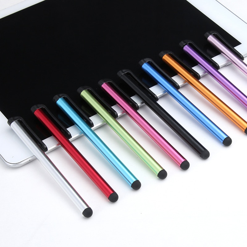 10 stks/partij capacitieve touchscreen stylus pen voor iphone ipad ipod touch pak voor huawei en andere smart telefoon tablet pc Pen