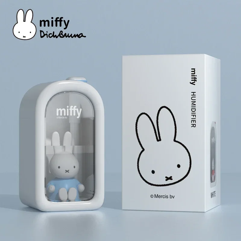 Miffy X MIPOW 380ML Cool Mist Humidifier Cute with Night Light USB Portable Air Humidifier Bedroom Home: black