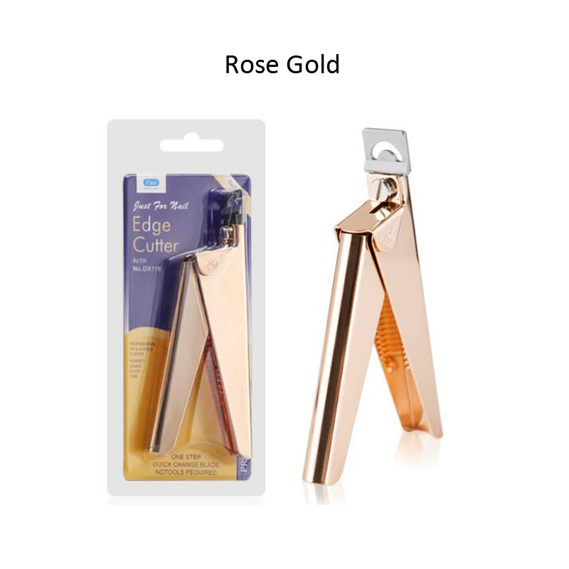 Cortador de cápsulas para uñas en forma de U, puntas acrílicas falsas, tijeras, cortadores, cortaúñas, accesorios profesionales de manicura, 1 Uds.: plum