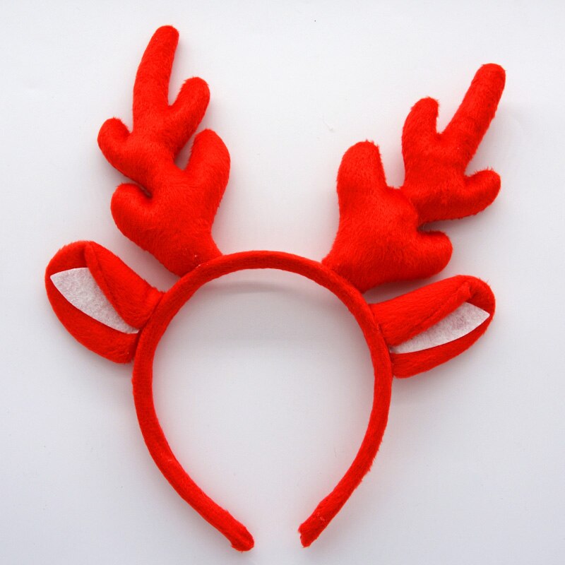 Brown Red Girls Kids Party Deer Antler Elk Cosplay Animal Horn Ear Headband Skirt Costume Baby Shower Halloween