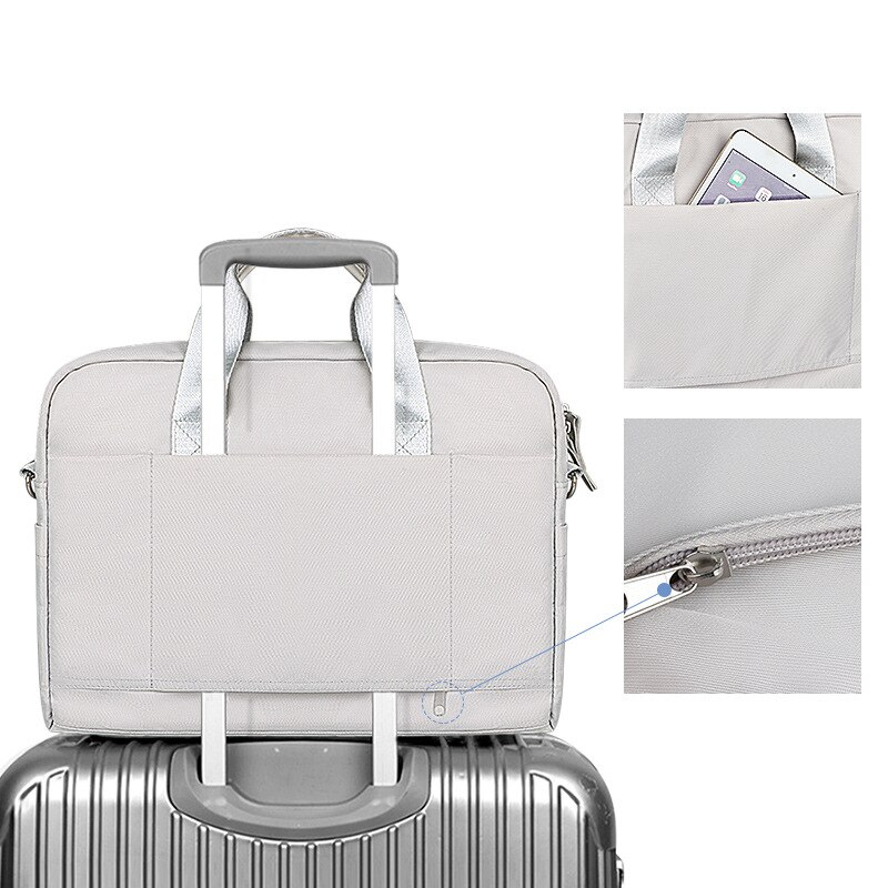 Grote Laptoptas 15.6 Inch Waterdichte Notebook Tas Voor Macbook Air Pro 13 15,13.3/14 Inch Laptop Aktetas Laptop Sleeve Case