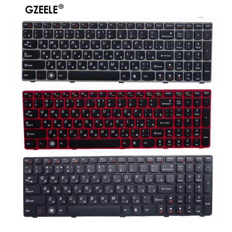 Clavier d'ordinateur portable russe pour LENOVO G580 Z580A G585 Z585 G590 Z580 MP-10A33SU-686CW RU ordinateur portable remplacer par le cadre