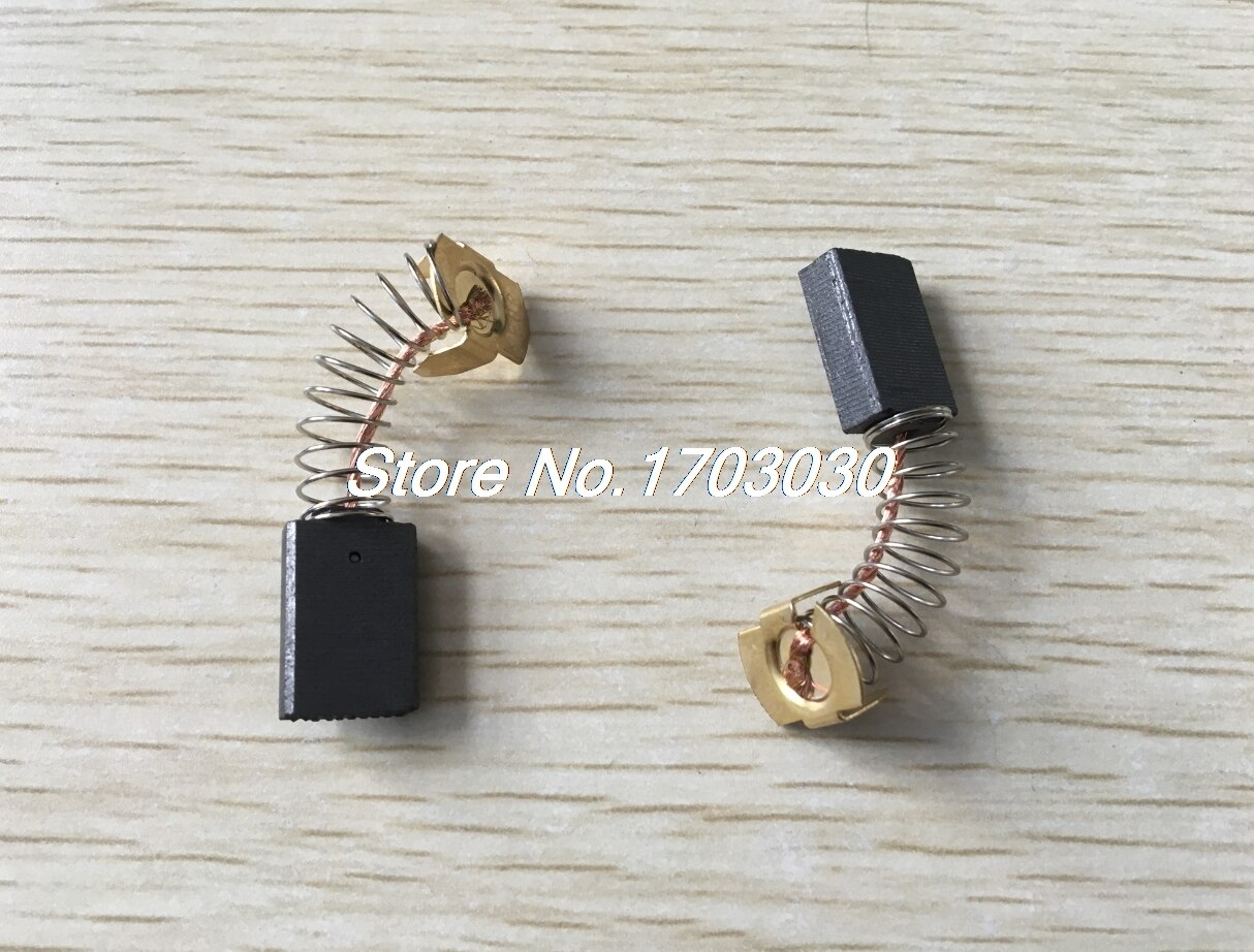 sourcing map Charbon Moteur Carbone Brosse Électroportatif Outil 14 x 7 x 5 mm pour Électrique Marteau Foreuse Moteur 5 Paires
