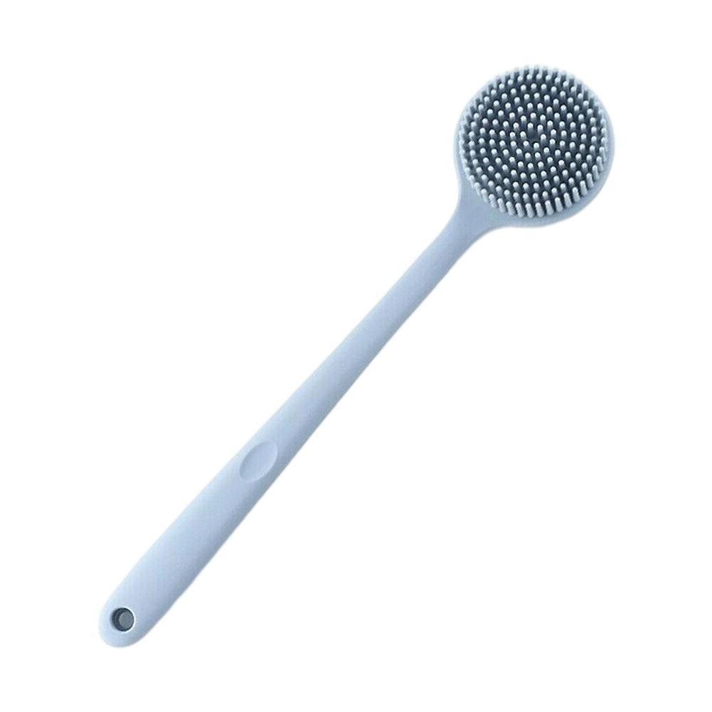 Multifunctional Silicone Bath Brush With Long Handle Long Handle Shower Body Scrub Brush Single-sided Back Rubbing For Bathing