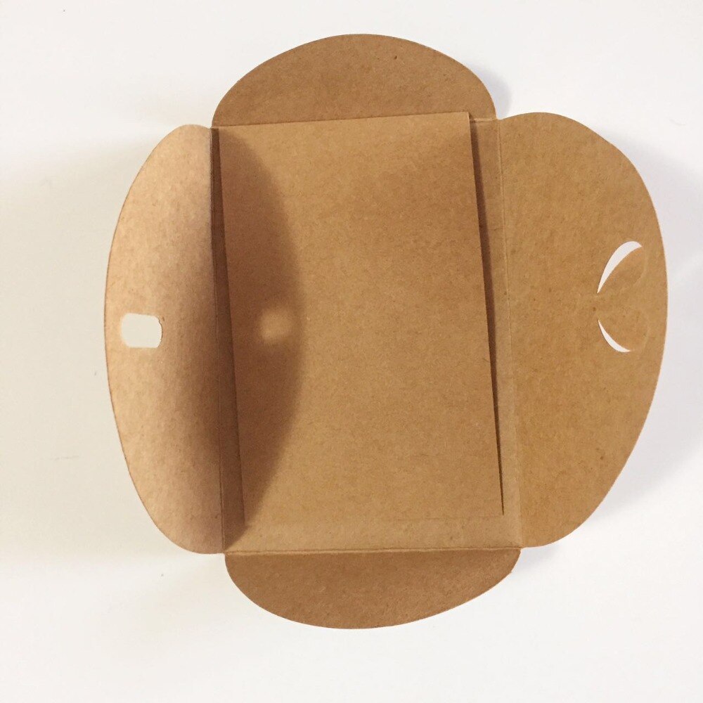 20pcs DIY Kraftpapier Handgemaakte Droge Bloem Uitnodiging Wenskaart met Envelop Kerst trouwbedankjes (Willekeurig Patroon)