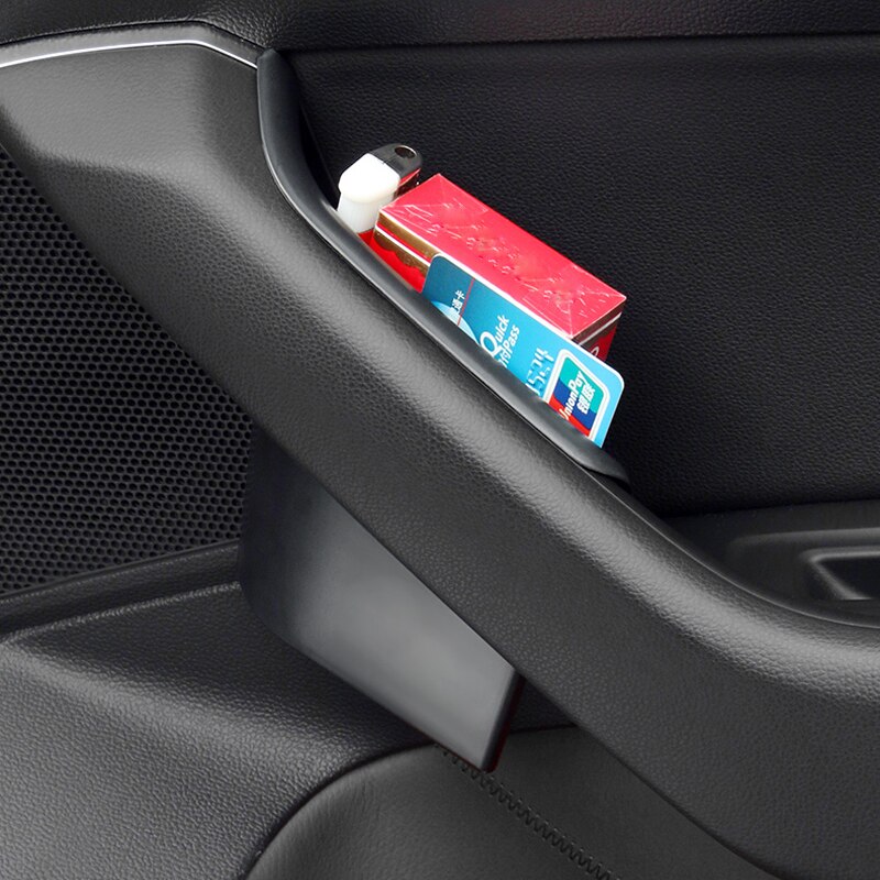 For Volkswagen Arteon / Passat B8 Plastic Interior Front Door Storage Box Organizer Container Tray 2pcs Car Styling