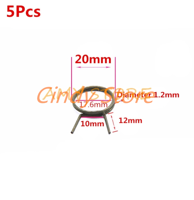 5Pcs Door Handle Springs Internal Door Lever Knob Latch Replacement Coil Torsion Spring for Repairing