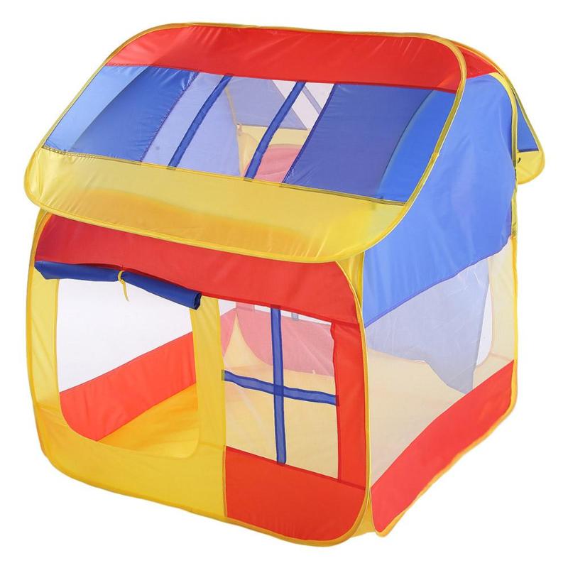 Child Camping Play Tent House Portable Kids Indoor Outdoor Playing House Toy Foldable Children Ocean Pit Pool Game Tents Toys