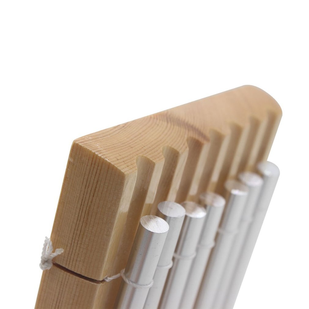 1PC Wooden Percussion Seven Bar Chime Percussion 7 Toner Musical Instruments with Wooden Percussion Hammer