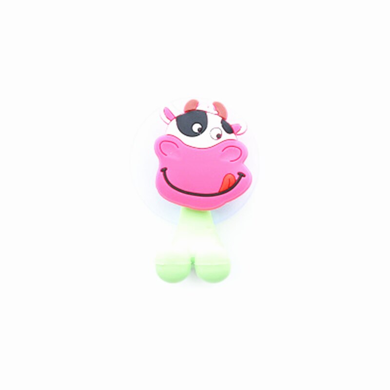 Kawaii, dibujo animado, Animal, adorable, ventosa, soporte para cepillo de dientes, Set de accesorios de baño, soporte de succión de pared, herramienta: D
