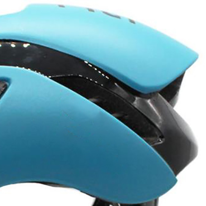 Casco de bicicleta Aero TT de 300g, casco de seguridad para deportes de bicicleta de carretera, casco de prueba de tiempo en molde para carreras para hombres: M / Azul