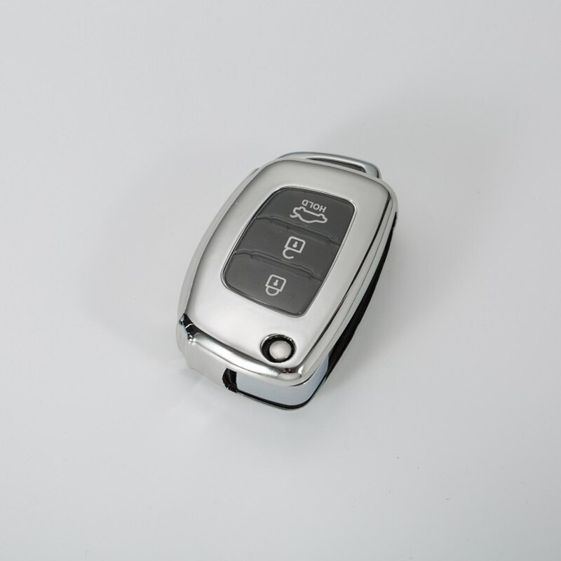 Tpu bilnøkkeldeksel hele deksler tilbehør til hyundai tucson creta  ix25 i10 i20 i30 verna mistra elantra: C-sliver