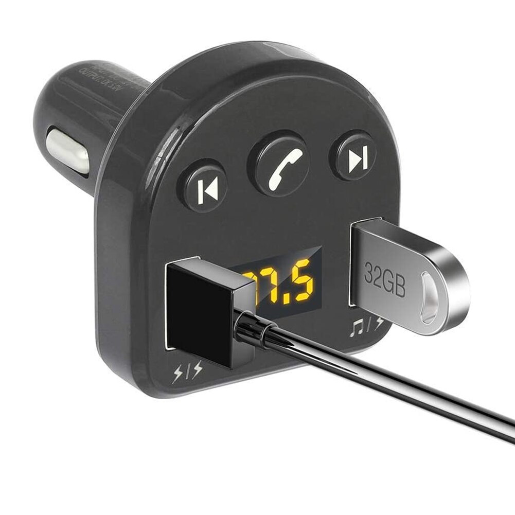 Bluetooth FM Transmitter Modulator Handsfree Car Kit MP3 Player USB Charger