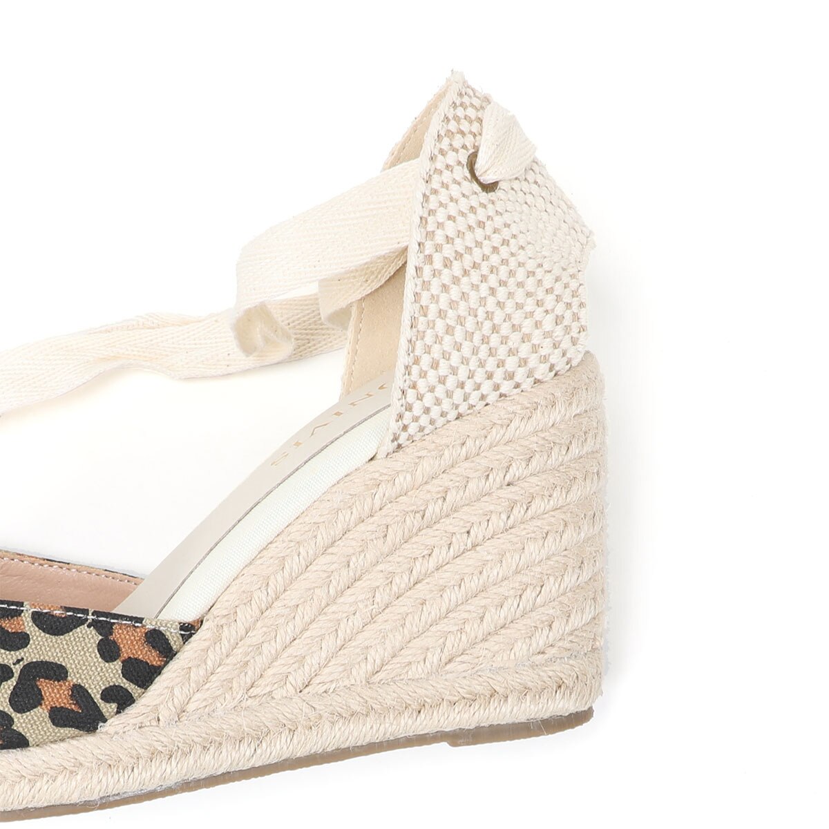 Zomer dames tas teen espadrille sleehak sandalen dikke hak platform enkelband luipaard print hoge hakken temperament rok schoenen