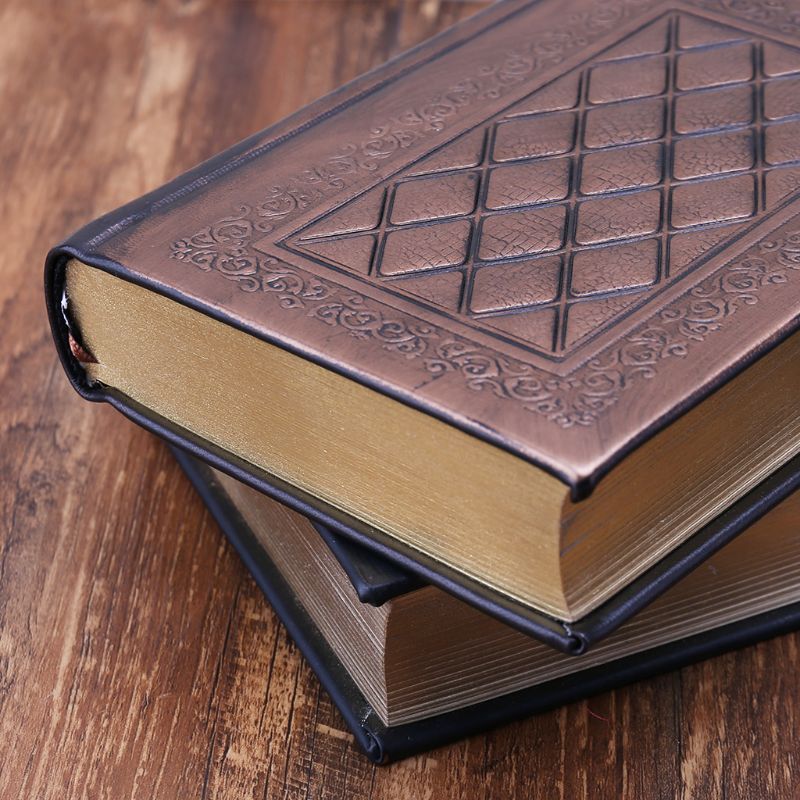 Retro Vintage Journal Diary Notebook Leather Blank Hard Cover Sketchbook Paper Stationery Travel