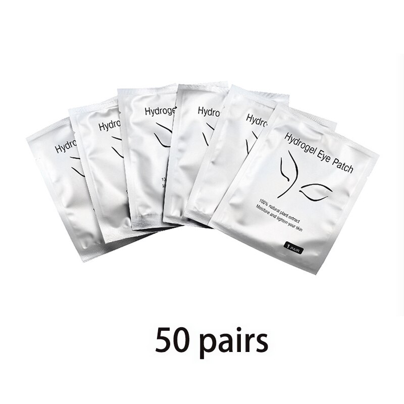 Autocollants d&#39;extension de cils, 50/100 paires, tampon sous les yeux, Patch de papier pour Extension de cils, Patch de Gel: 50 pairs Fox