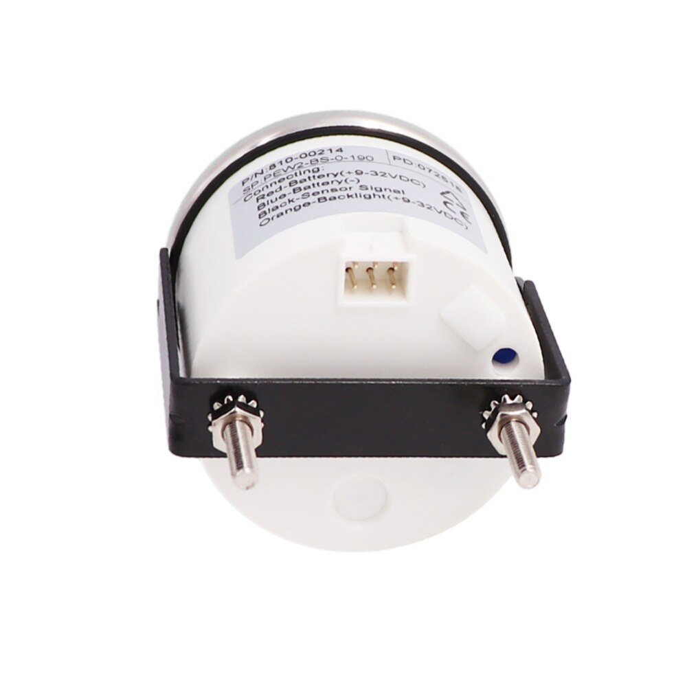 52 mm Steel Bezel Marine Digital Water Level Gauge Car Boat Water Tank Level Indicator with 0~190 ohm / 240~33 ohm Choose