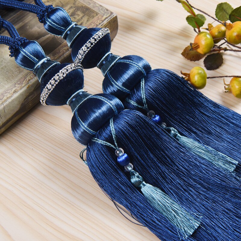 Ceinture de Suspension à Pompons pour Rideaux, en Cordes, Embrasses Décoratives en Bandages à Boucle, Accessoire de Décoration de Salon, Chambre ou Salle à Manger