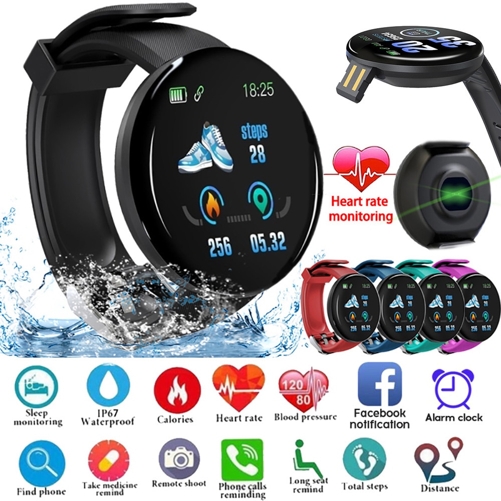 Sports bracelet smart wristband Life waterproof Health bracelet adjustable Bluetooth APP Time display watch Step count