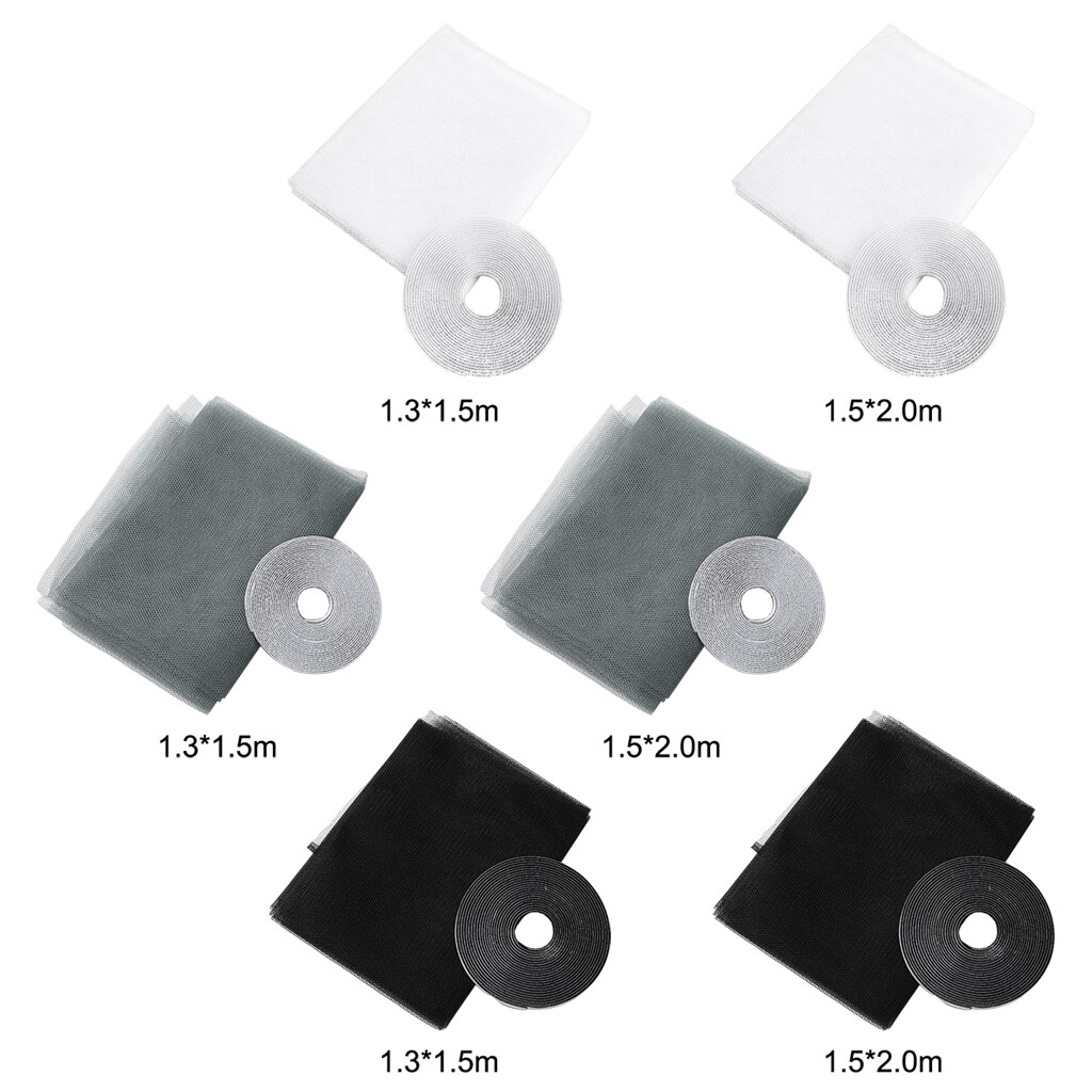 Self-Adhesive Window Fly Screen Mosquito Net for Windows DIY Size