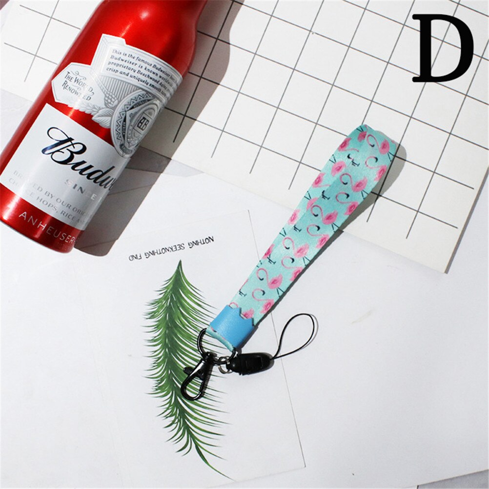 Nyckelring charmkablar diy häng rep lariat snodd 1 st söt tecknad handleden hand mobiltelefon mobil kedjeband: D 19cm