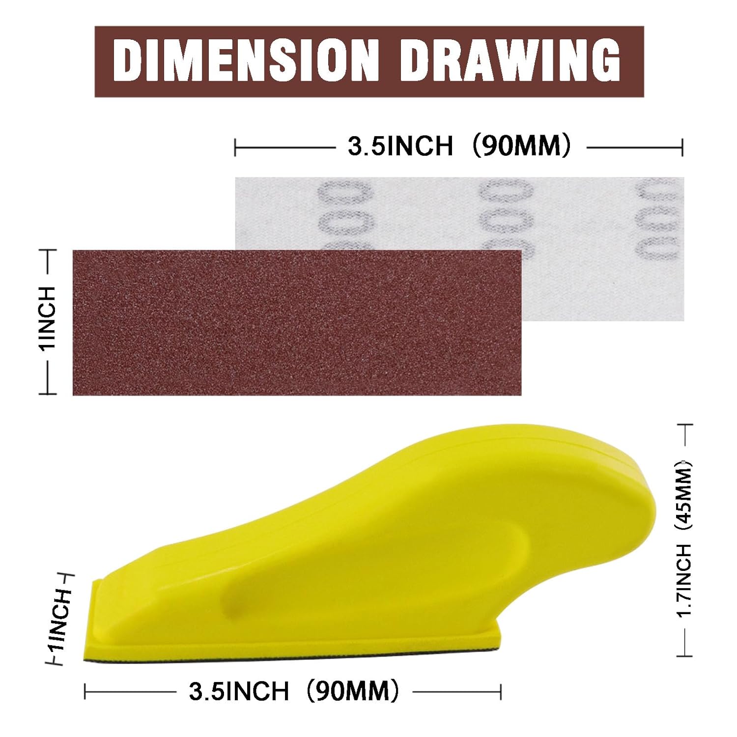 Kit de microamoladora de 1/20/51 Uds 3,5 X1 para proyectos pequeños, herramienta de molienda de mango fino con papel de lija 80 120 240 400 600 tamaño de grano