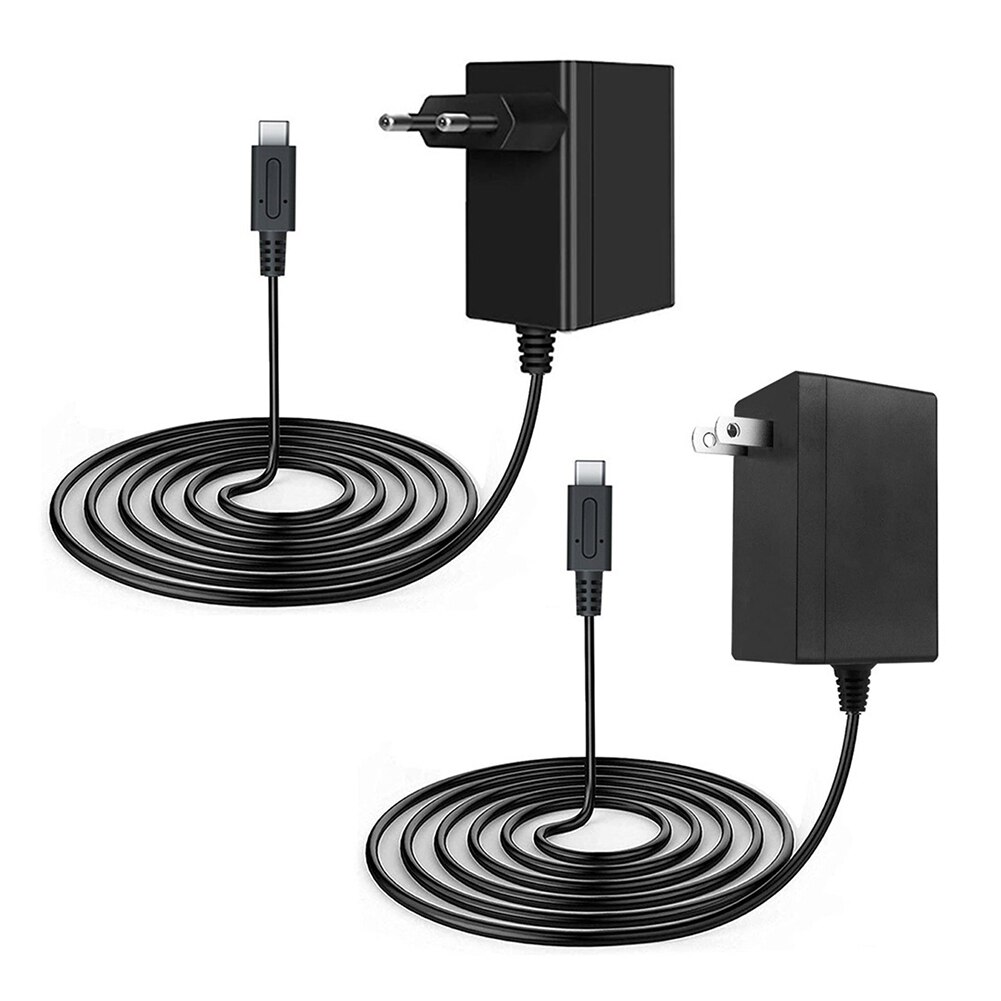 Eu/us-stecker-netzteil-ladegerät für nintendo switch lite/ns-spielkonsole, gaming-zubehör