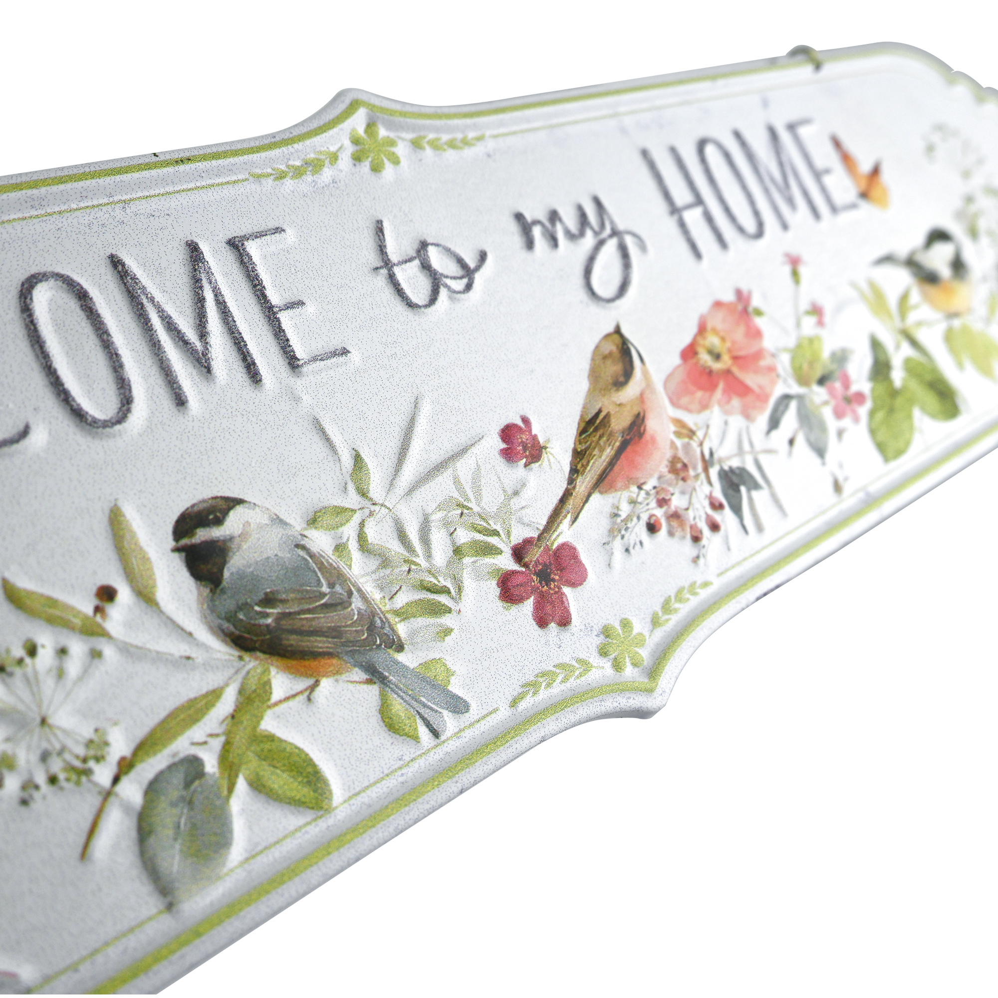 Welkom bij mijn huisbord, metalen welkom bord voor veranda decoratie, voordeur welkom bord voor buiten wieden decoratie Ga