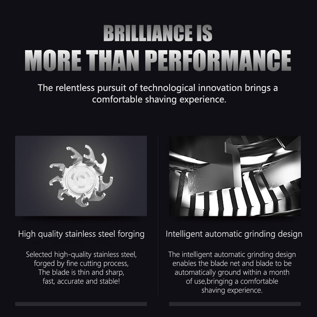 Multifunctional Grooming kit Electric Shaver Wet Dry For Men Electric Razor Rechargeable Bald Head Shaving