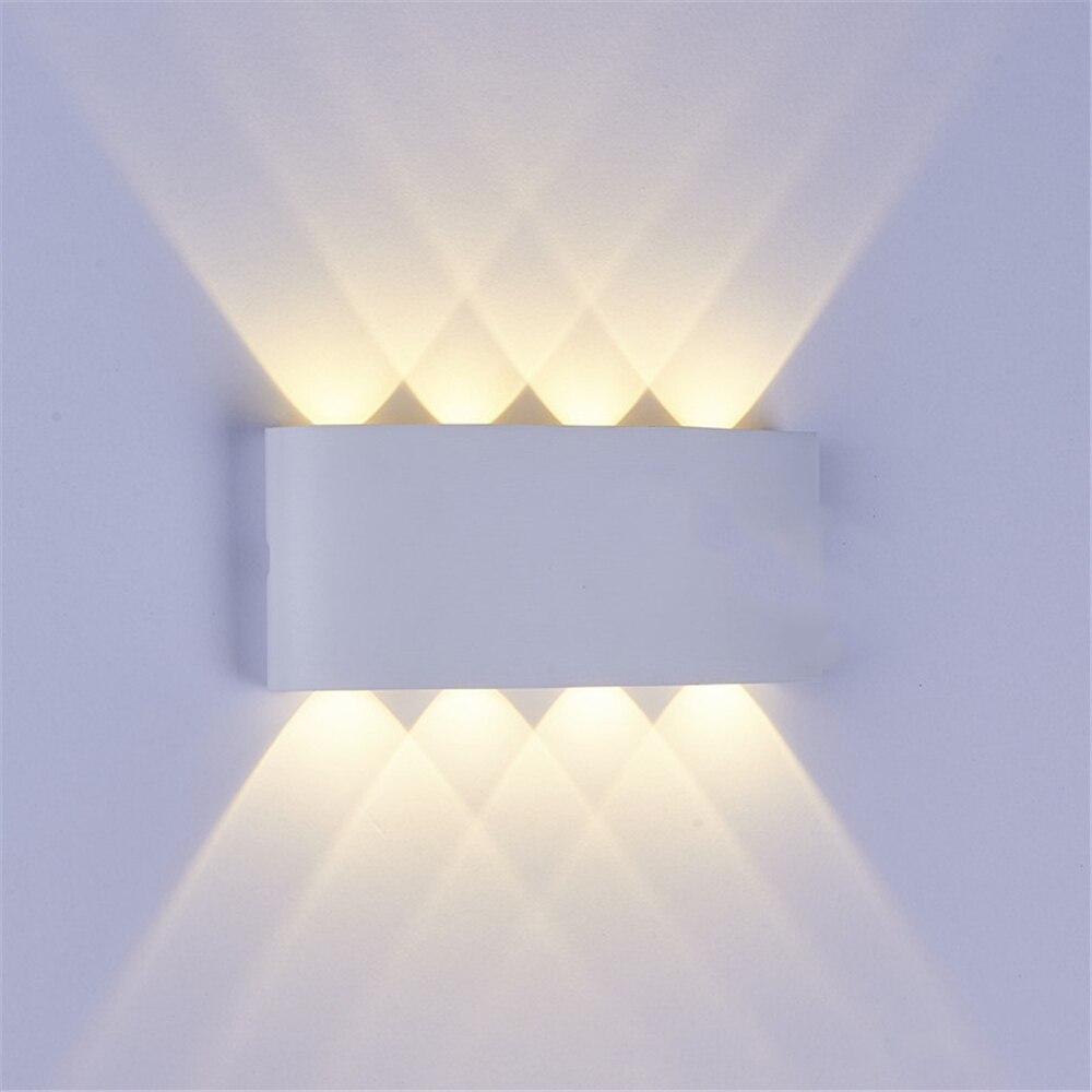 Ip65 outdoor wandlampen 2W 4W 6W 8W outdoor led lamp: 8LED 8W white one / white color 6000K