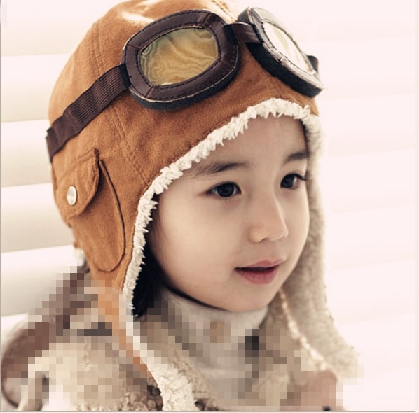 Neue Hüte Art Pilot Flieger Hütte Ohrenschützer Beanies freundlicher Herbst Winter warm Earflap Ohr Schutz Kappe Art Zubehör