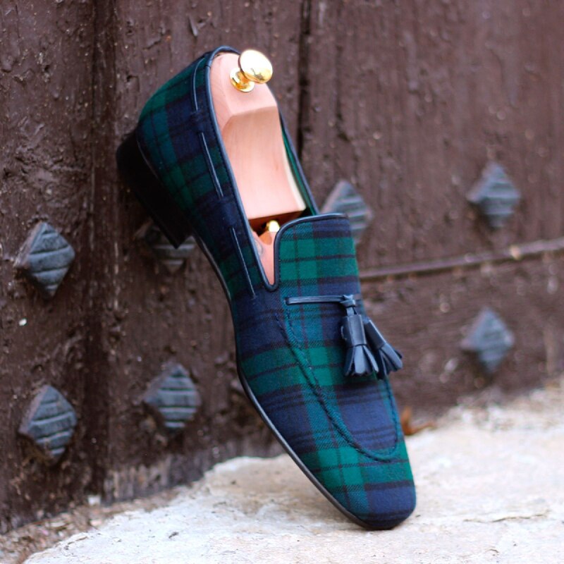 Hohe männer der schuhe, Plaid tuch, niedrigen absätzen schuhe, lässig retro setzt, modische klassische alle-spiel männer der schuhe HC491