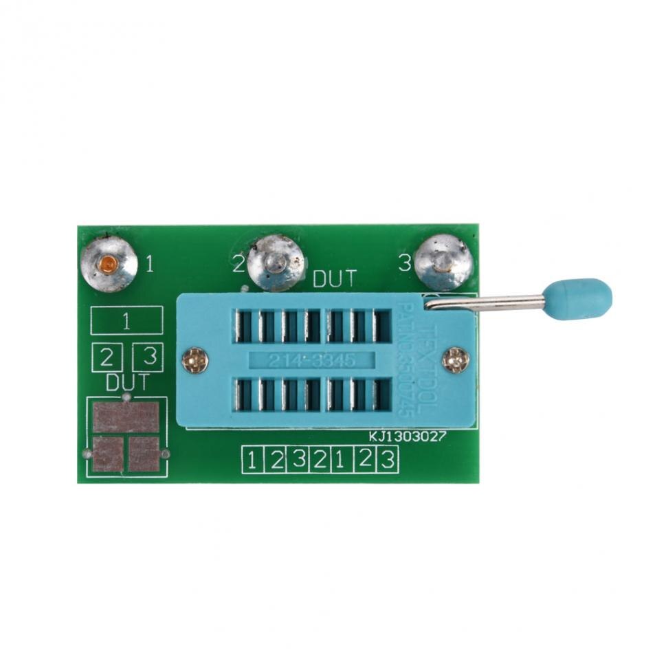 Mk -168 transistor tester esr rlc npn pnp mos måler diode triode kapasitans motstand måleverktøy tilbehør måler