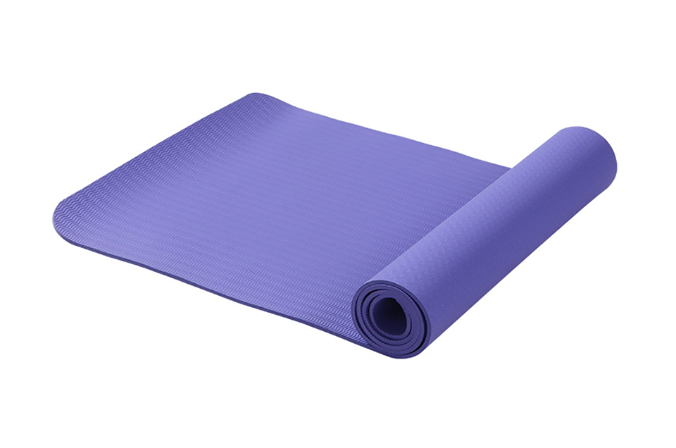 6Mm Tpe Antislip Yoga Mats Voor Fitness Smaakloos Pilates Mat 8 Kleur Gym Oefening Sport Matten pads Met Yoga Tas Yoga Band