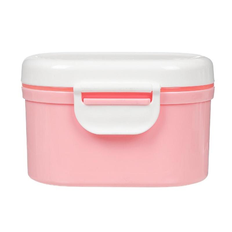 Baby Melkpoeder Doos Thuis Verzegelde Vers Voedsel Opbergdoos Draagbare Uitgaande Grote Capaciteit Opslagtank: Pink S