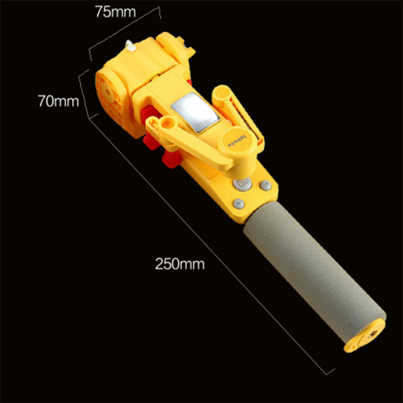 360 Rotation Wireless Bluetooth Selfie Stick - 812mm Extended - Handheld Remote Control for Android iOS